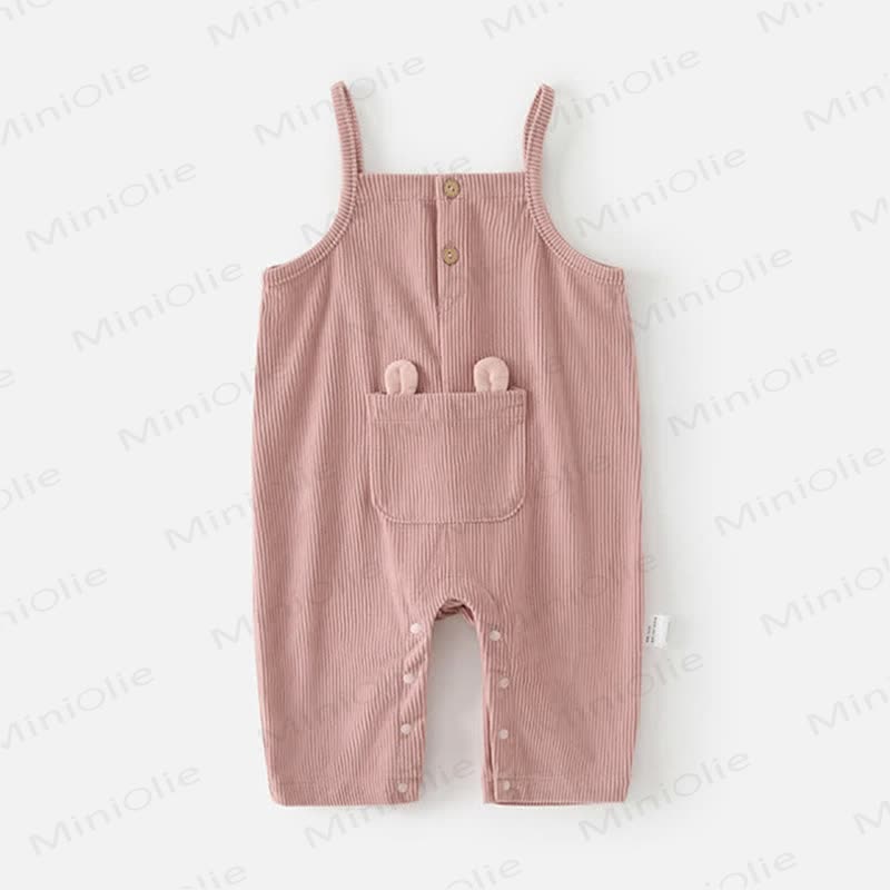 Hase Overalls mit Hasenmotiv für Baby und Kleinkind - Rosa - 2-3J - image 3