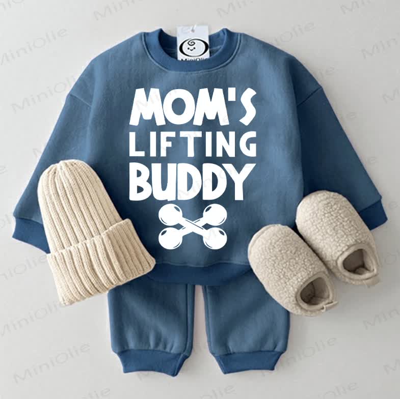 MOM'S LIFTING BUDDY Baby 2-teiliges Blau Set - Blau - 2-3J - image 1