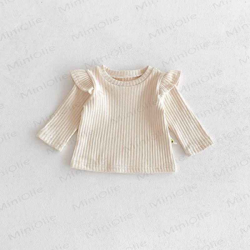 Einfarbig Schleife mit Schleife für Baby (Mädchen) - Beige Spitze - 2-3J - image 6
