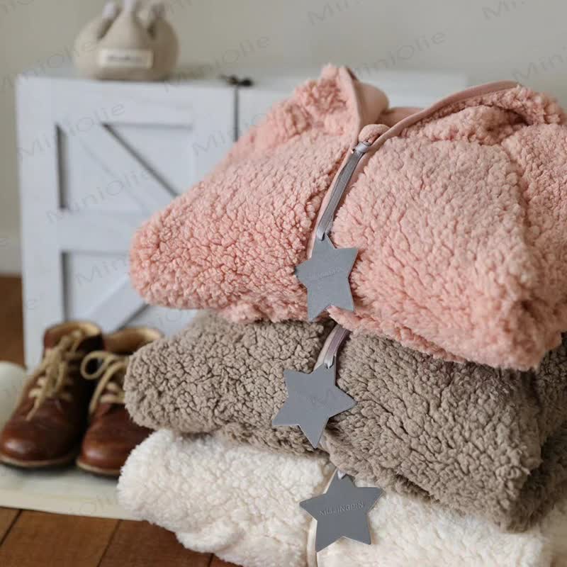 Sherpa-Kapuzenjacke für Kleinkind - image 9