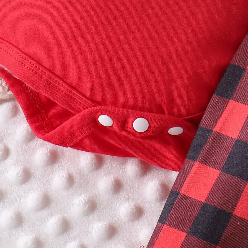 MY 1ST CHRISTMAS Baby Plaid 2-teiliges Set mit Hut - image 12