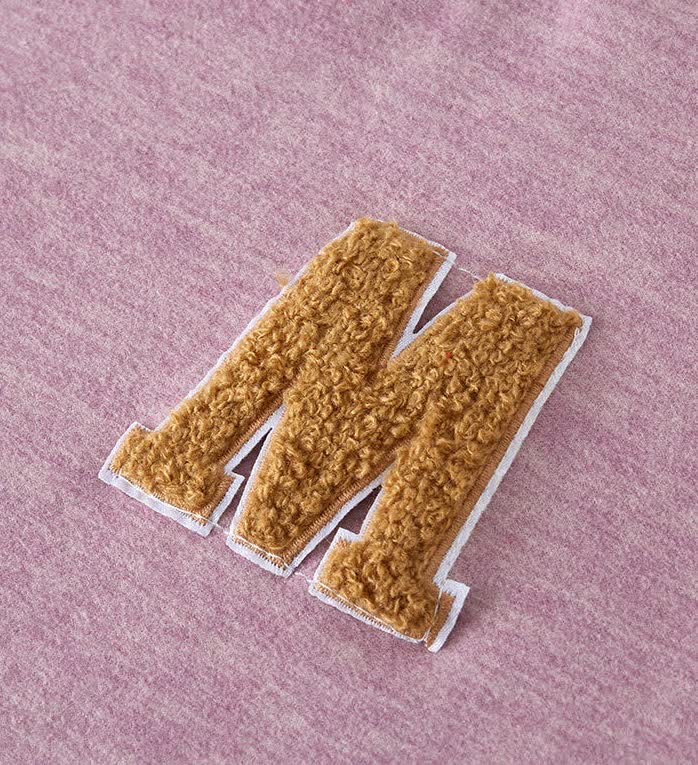 Baby Strampler mit Vlies und Buchstabe M - image 13