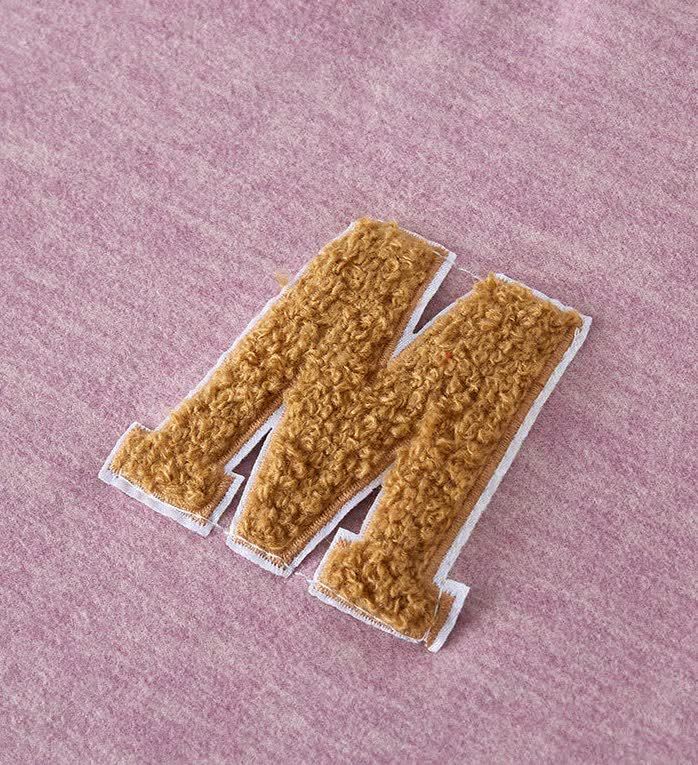 Baby Strampler mit Vlies und Buchstabe M - image 13