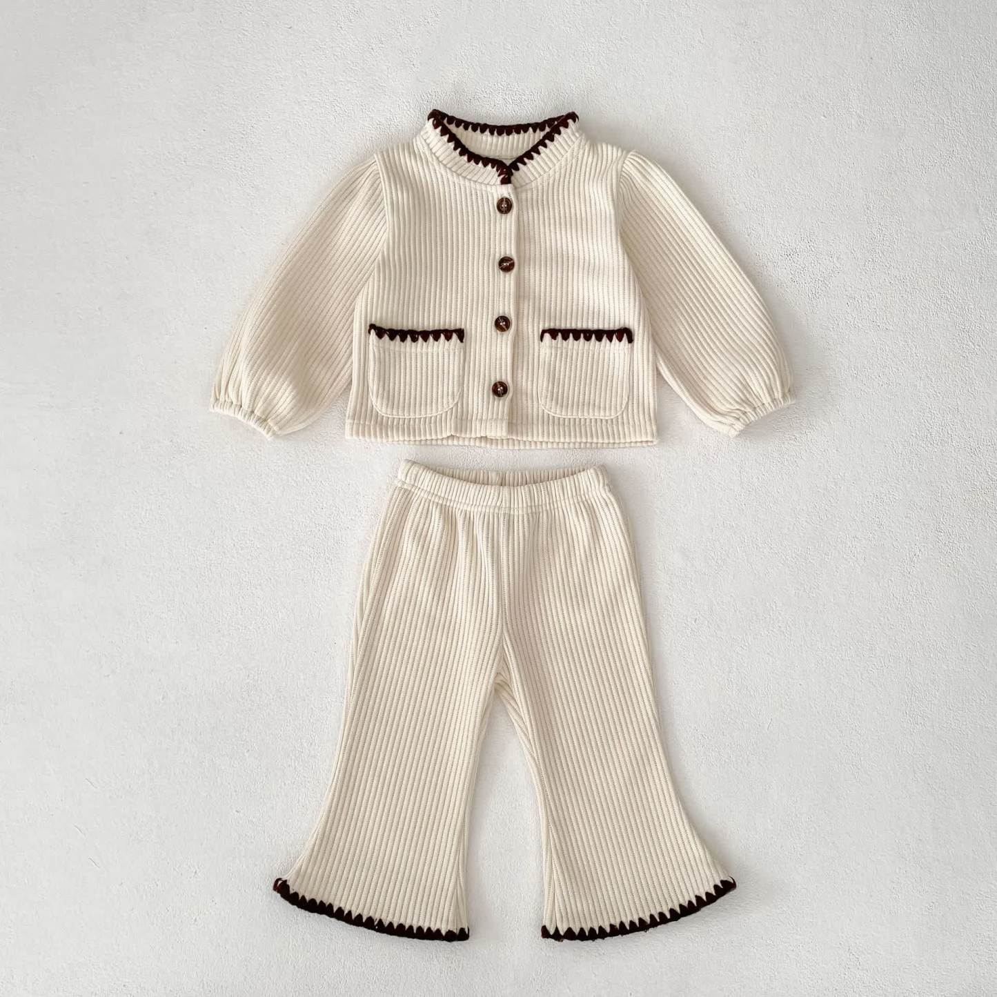 2-teiliges Set aus Jacke und Hose aus Baby - Beige - 3-5J - image 3