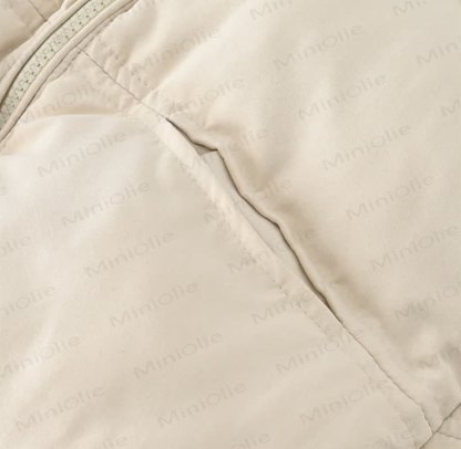 Einfarbig Oberbekleidung mit Kapuze für Baby und Kleinkind - image 8