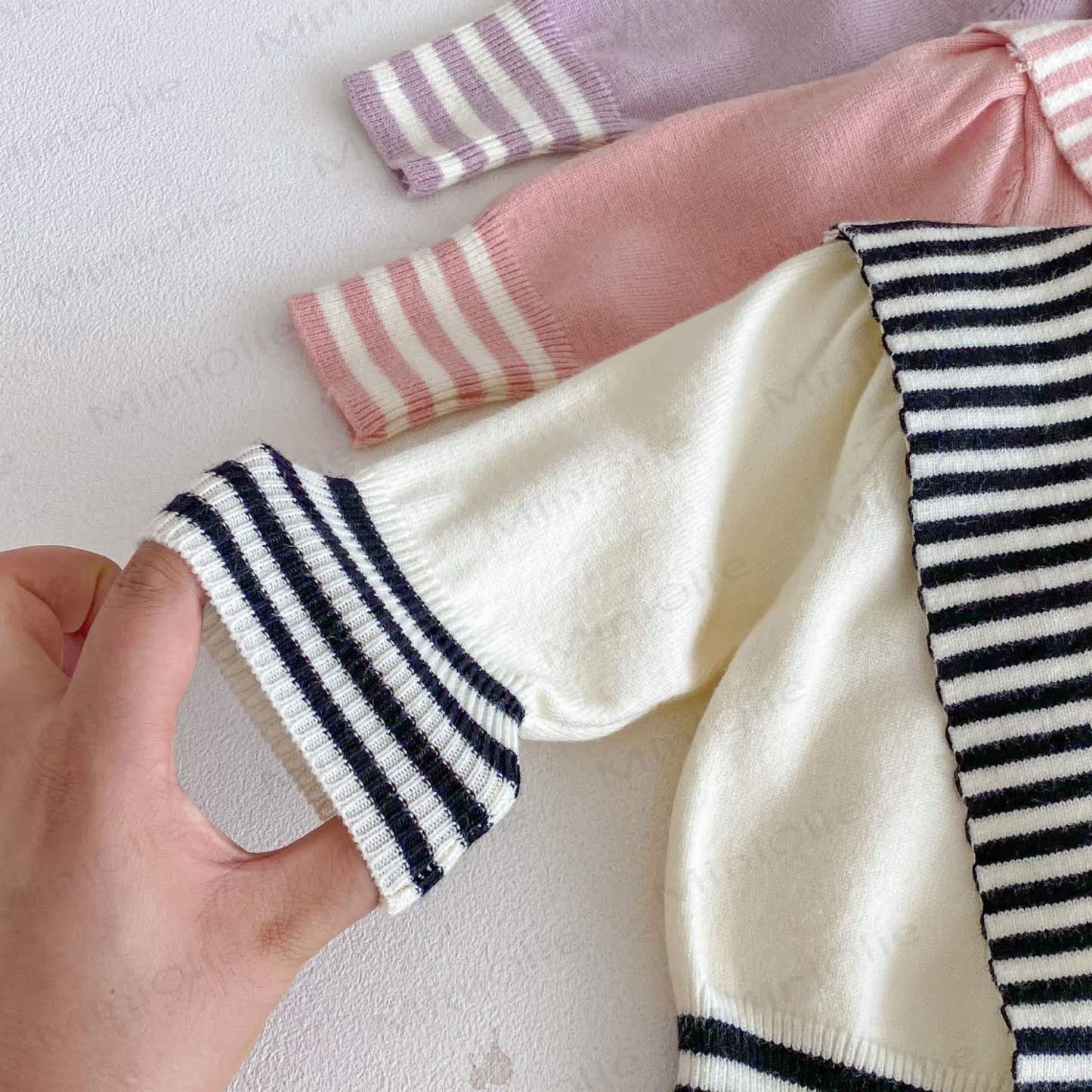 2-teiliges Set mit Gestrickt Schal für Baby (Mädchen) - image 4