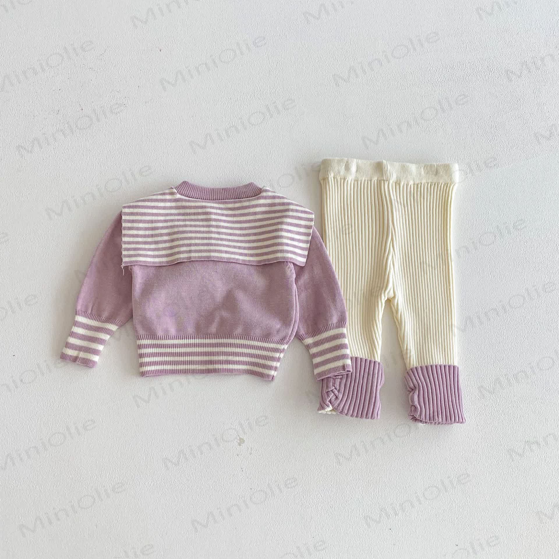 2-teiliges Set mit Gestrickt Schal für Baby (Mädchen) - image 14