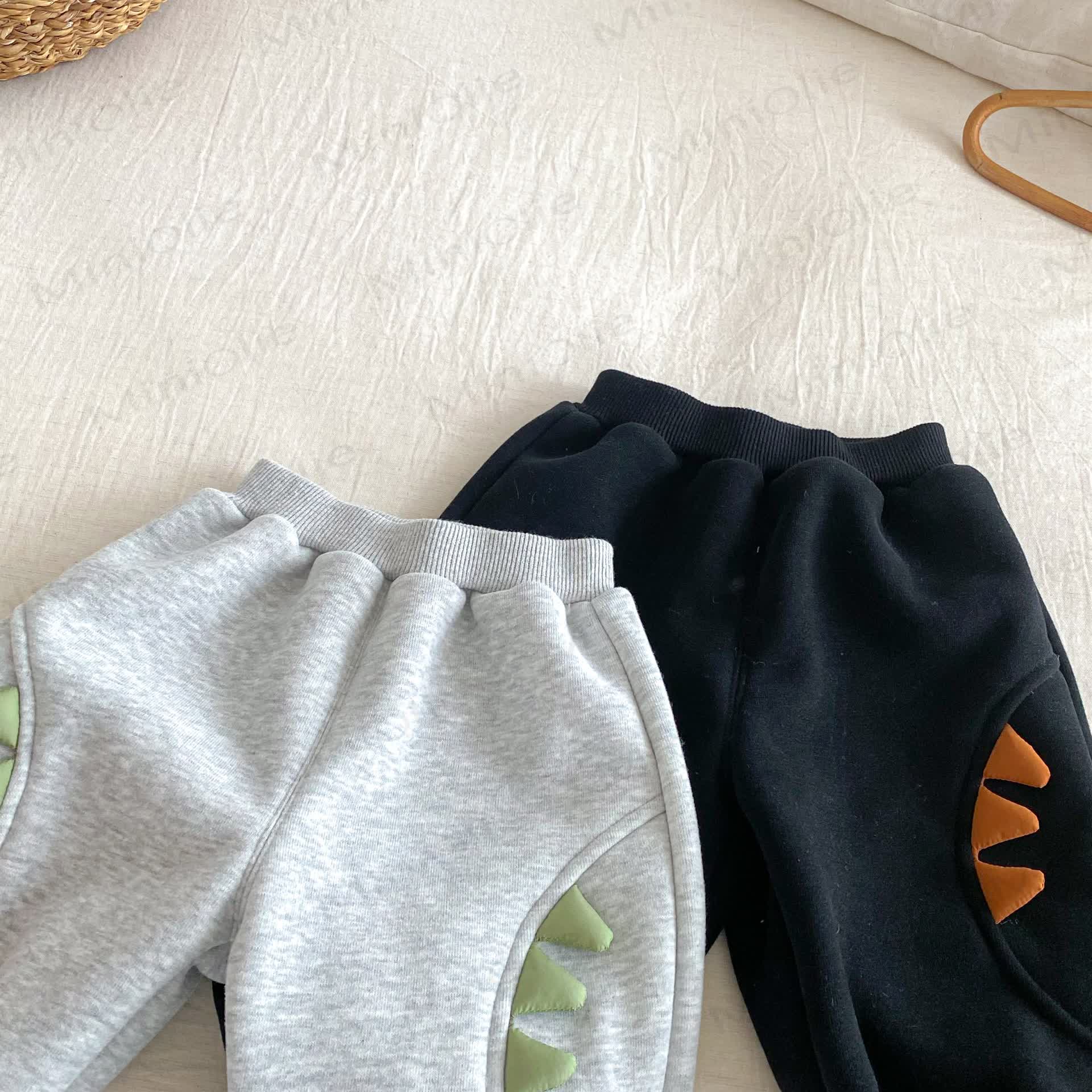 DINOSAUR Baby Kleinkind Junge Vlies gefüttertes Spitze & Hose - image 12