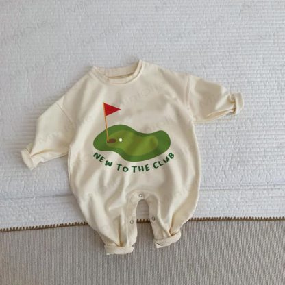NEW TO THE CLUB: Baby Golf Beige Strampler - Beige - 2-3J - image 1