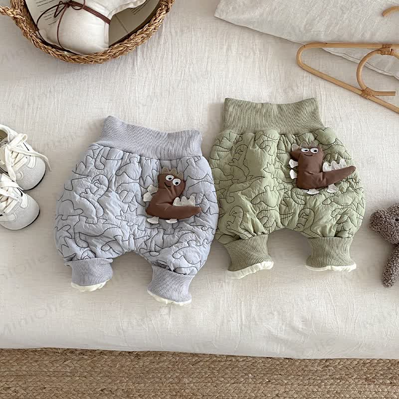 Gesteppt Hose mit Dinosaurier -Motiv für Baby und Kleinkind - image 1
