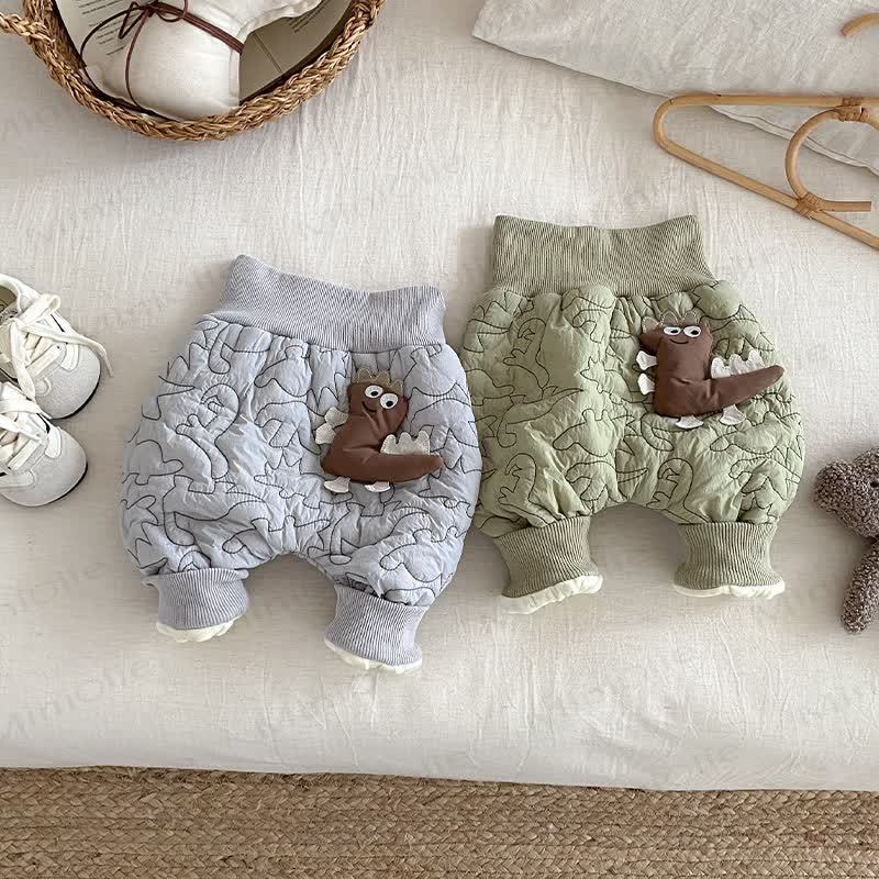 Gesteppt Hose mit Dinosaurier -Motiv für Baby und Kleinkind - image 1