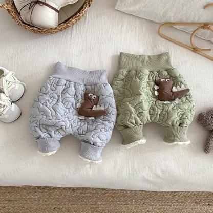 Gesteppt Hose mit Dinosaurier -Motiv für Baby und Kleinkind - image 1