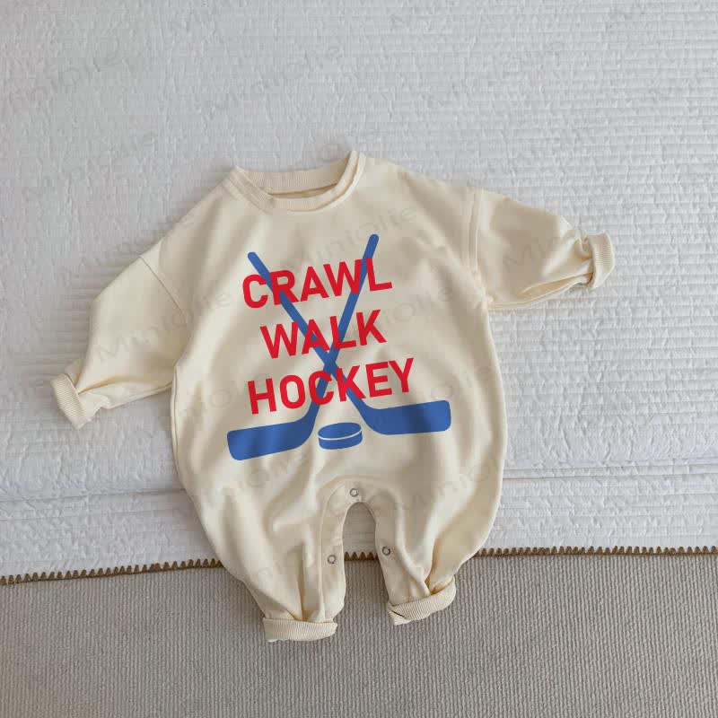 Baby , CRAWL WALK HOCKEY, Beige - Beige - 2-3J - image 1
