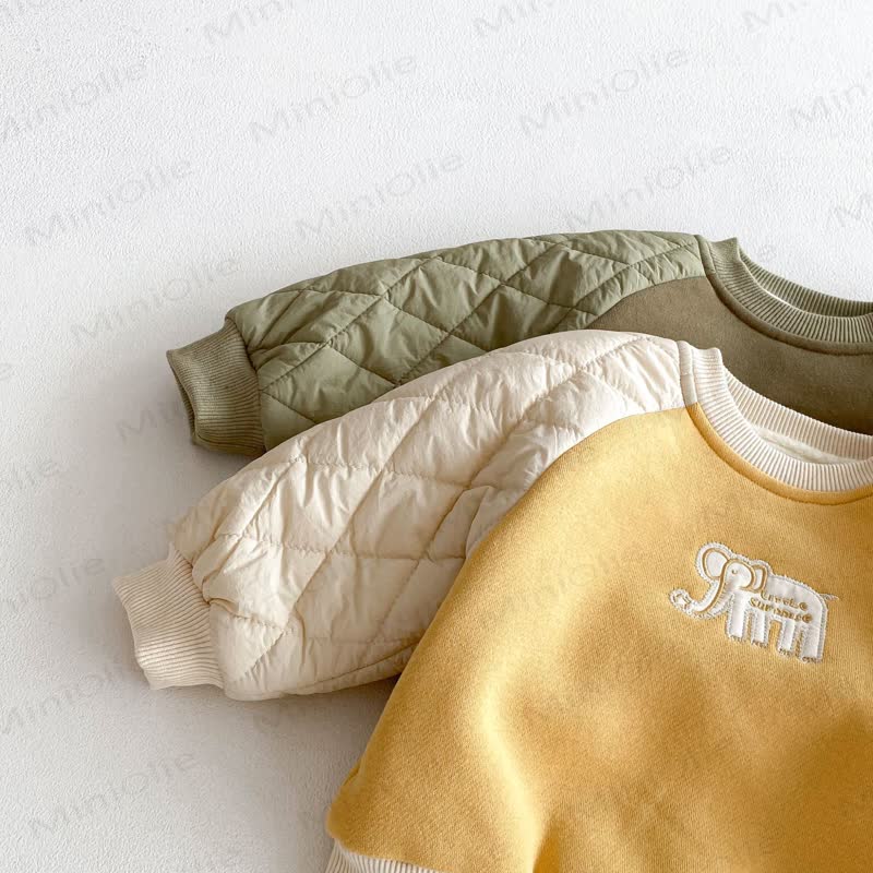 Baby Kleinkind Elefanten Vlies gefüttertes 2-teiliges Set - image 7