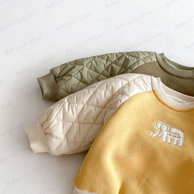 Baby Kleinkind Elefanten Vlies gefüttertes 2-teiliges Set - image 7