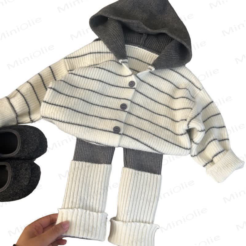 Gestrickt Pullover/ Gamaschen für Kleinkind und Mädchen - image 2