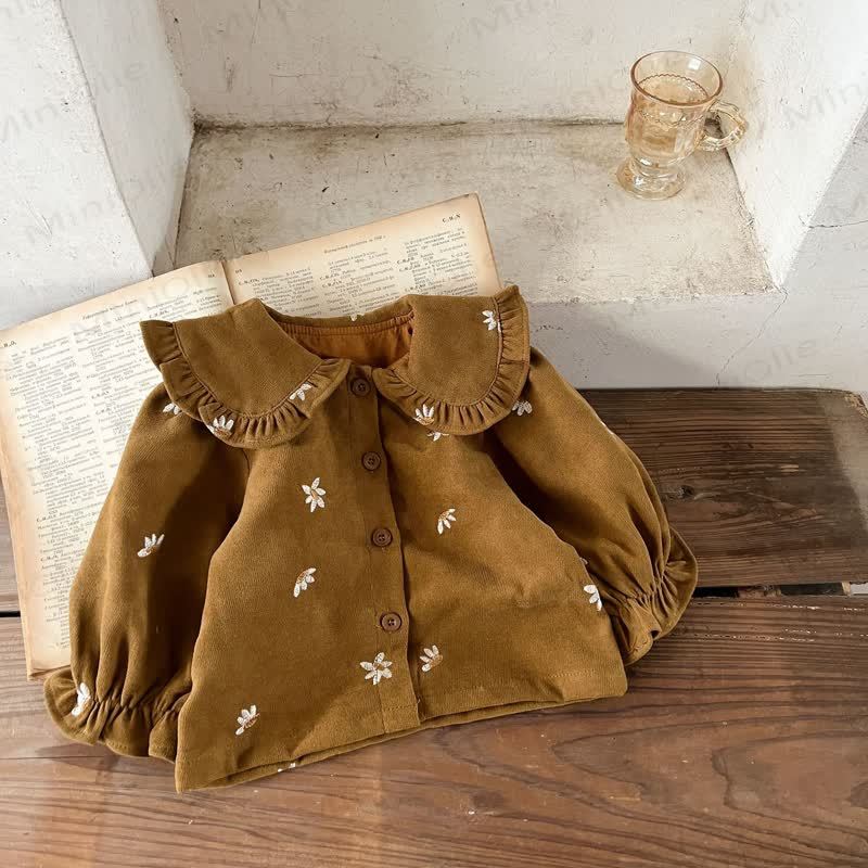 2- Blume Set für Baby und Mädchen mit Gestickt und Cord - image 8