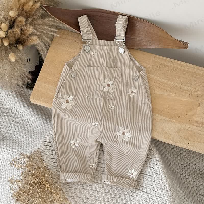 Baby Mädchen- Overalls aus Cord mit Gestickt - image 3