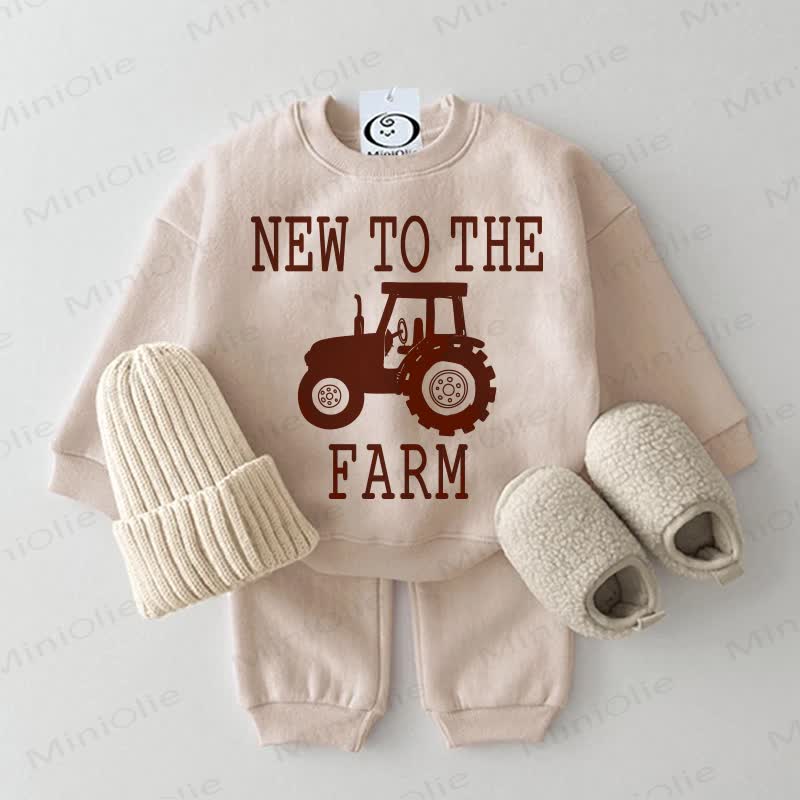 NEW AUF DEM BAUERNHOF: Baby 2-teiliges Beige Set - Beige - 2-3J - image 1