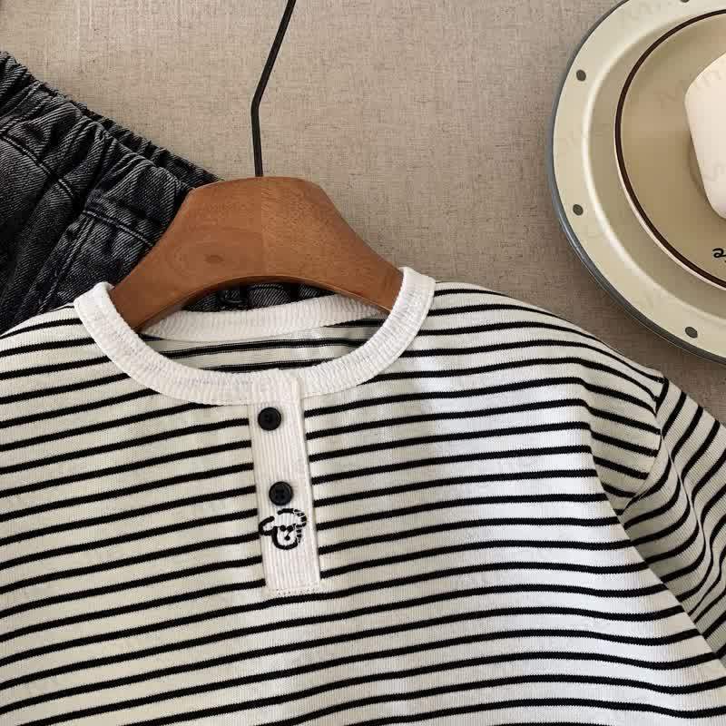  Kleinkind Baby Kleinkind-T-Shirt mit Streifen - image 6