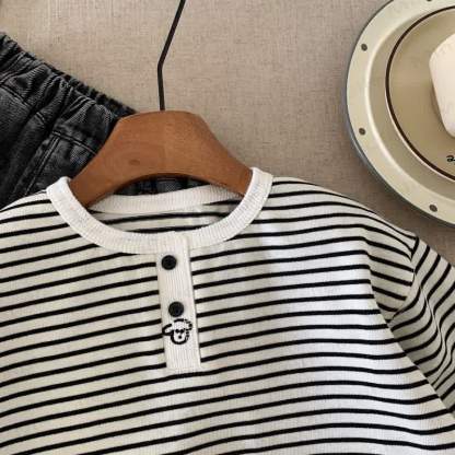  Kleinkind Baby Kleinkind-T-Shirt mit Streifen - image 6