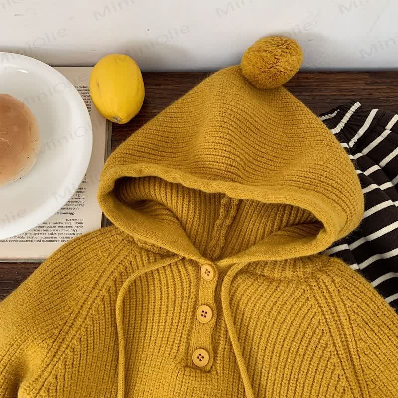 Baby Kleinkind - Pullover in Unifarben - image 6