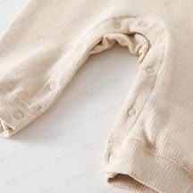 Baby Strampler in Einfarbig, Rundhalsausschnitt, bequem für Neugeboren - image 5