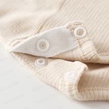 Baby Strampler in Einfarbig, Rundhalsausschnitt, bequem für Neugeboren - image 6