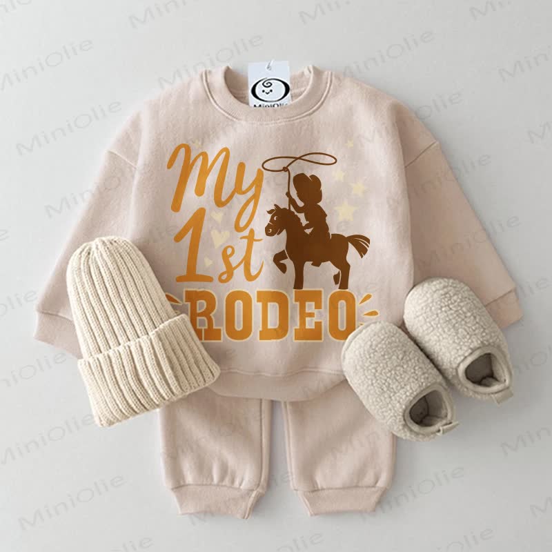 MY 1ST RODEO Baby Beige 2-teiliges Set - Beige - 2-3J - image 1
