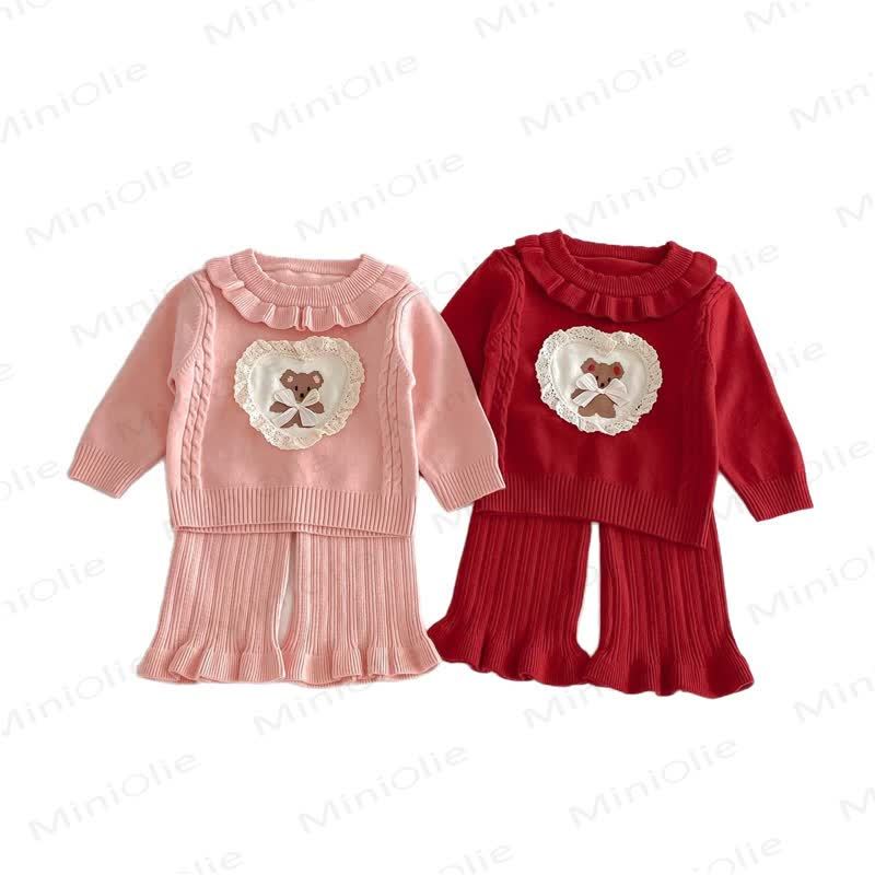 2-teiliges Schleife - Set mit Herz für Baby - image 3