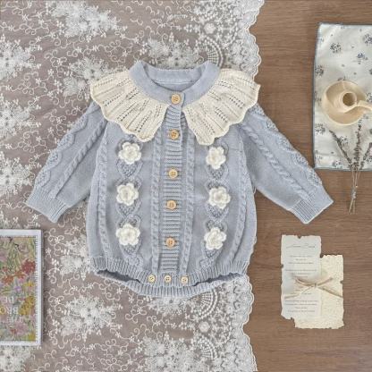 Baby Bodysuit mit Blume - image 2