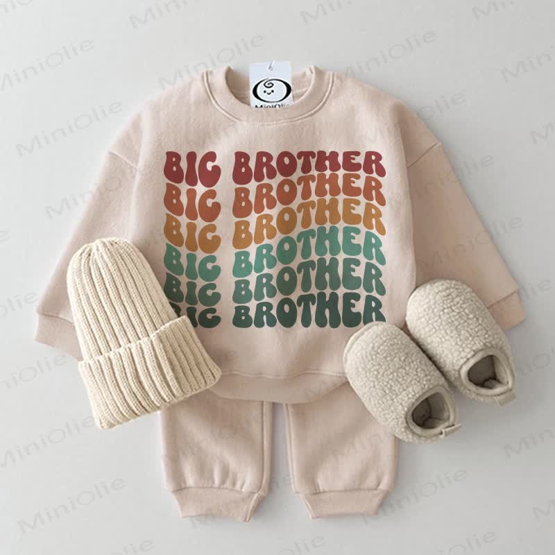 BIG BROTHER Baby Beige 2-teiliges Set - Beige - 2-3J - image 1