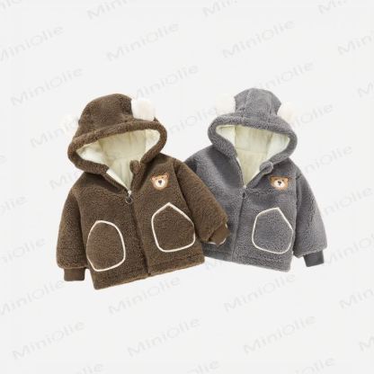 Vlies Oberbekleidung mit Bär für Baby und Kleinkind - image 1