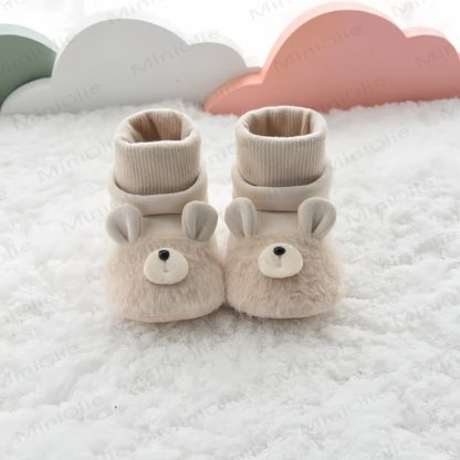 Baby Bär Vlies Schühchen - Beige - 6-12M - image 3