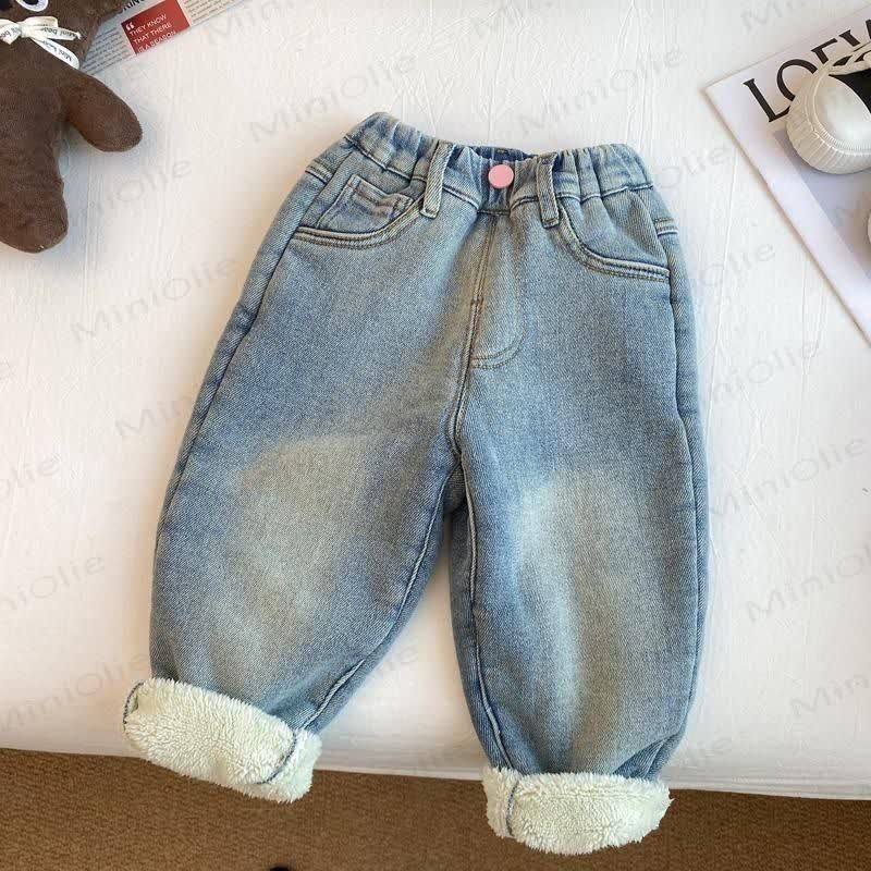 Kleinkind Kind aus Hase mit Denim und Vlies - image 2