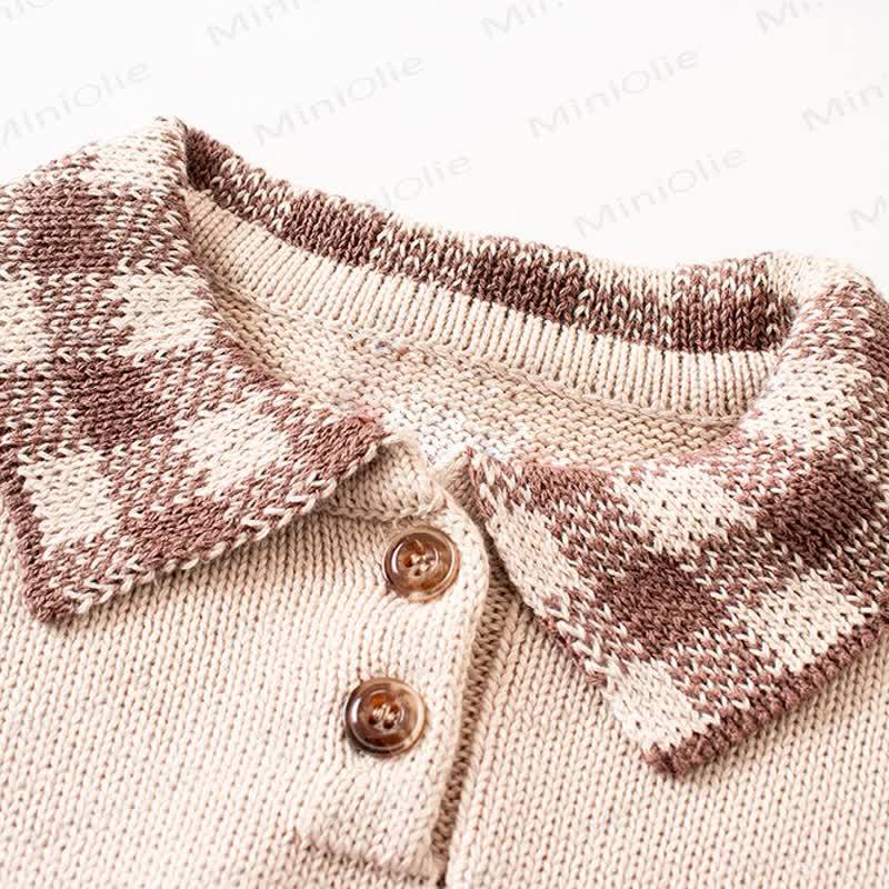 Baby Bodysuit aus Plaid Stricken - image 6