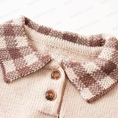 Baby Bodysuit aus Plaid Stricken - image 6