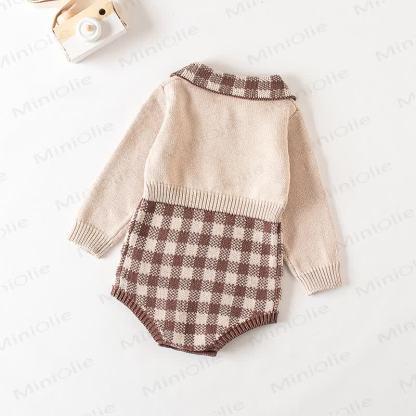 Baby Bodysuit aus Plaid Stricken - image 3