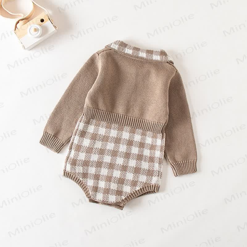Baby Bodysuit aus Plaid Stricken - image 5
