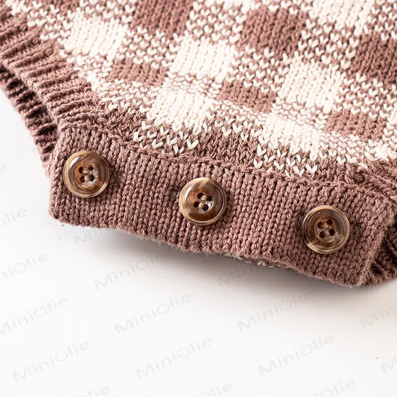 Baby Bodysuit aus Plaid Stricken - image 12