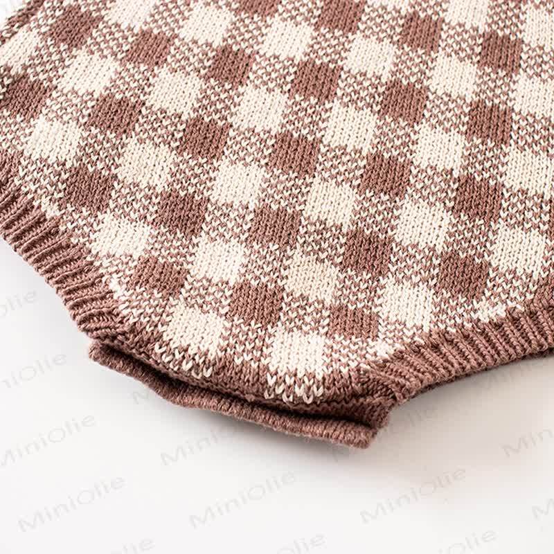Baby Bodysuit aus Plaid Stricken - image 11