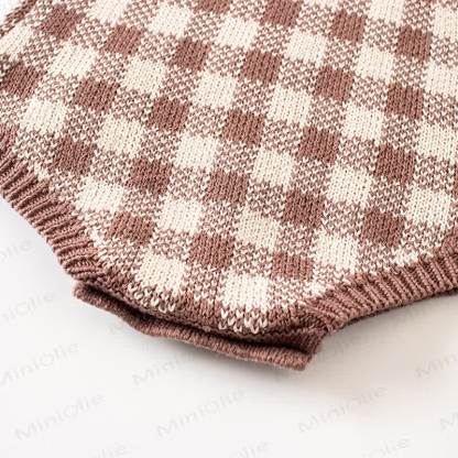 Baby Bodysuit aus Plaid Stricken - image 11