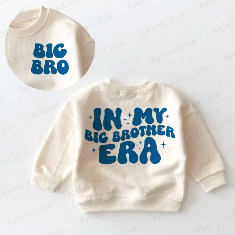 IN MY BIG BROTHER ERA Baby Cream Sweatshirt - Creme - 3-5J - image 1