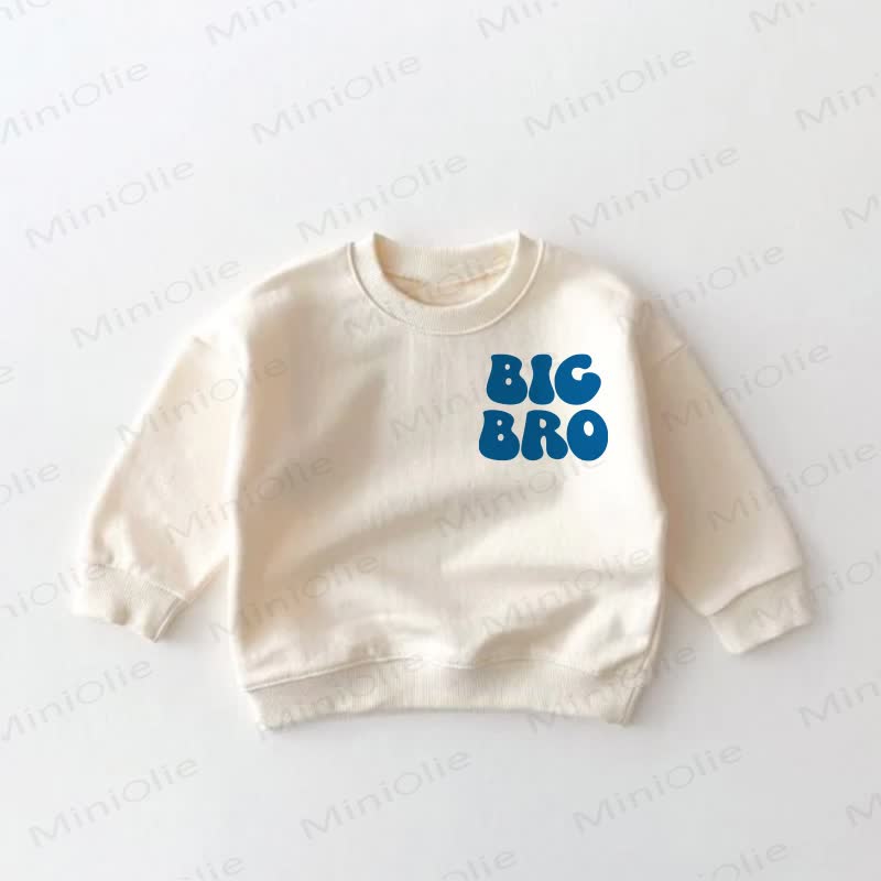 IN MY BIG BROTHER ERA Baby Cream Sweatshirt - image 3