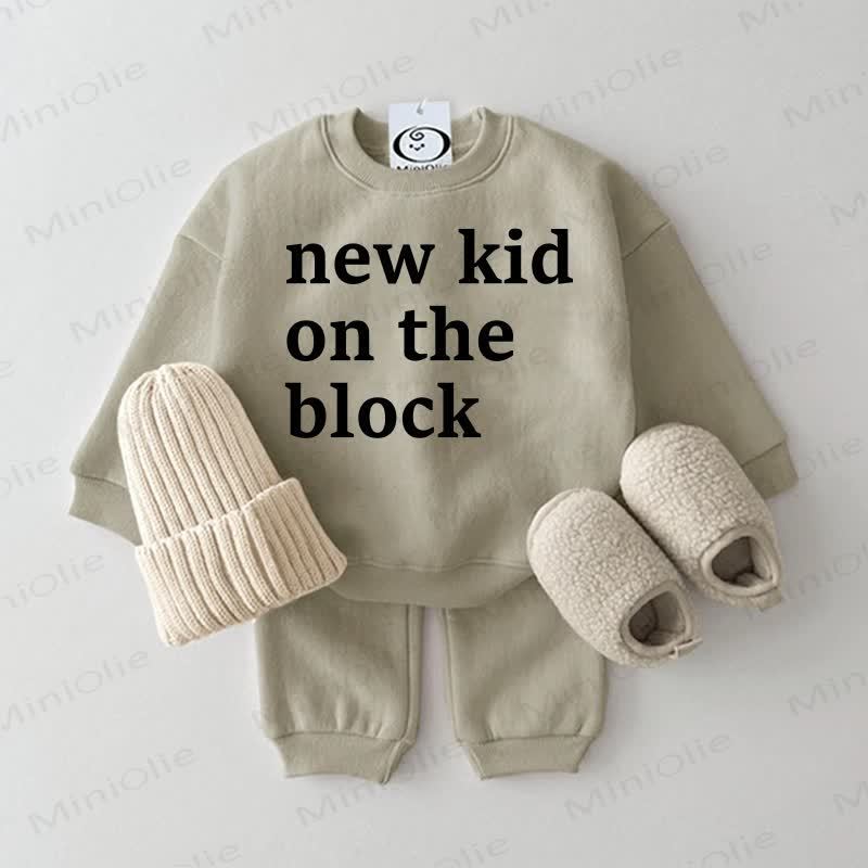 NEW KID ON THE BLOCK Baby Grau Grün 2-teiliges Set - Grau Grün - 2-3J - image 1