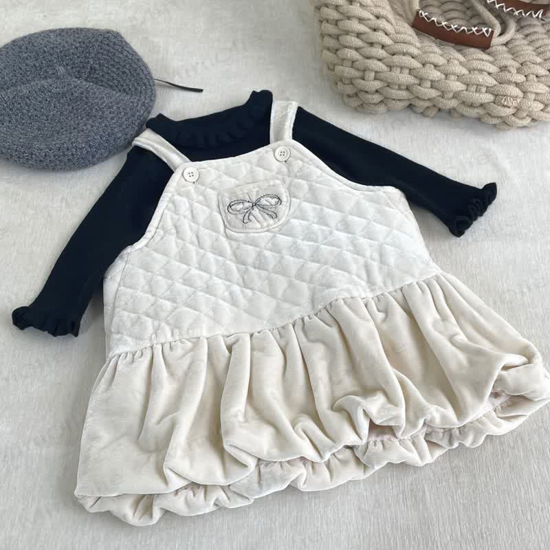 Kleinkind Schleife mit Schleife , Vlies, Kleinkind-Mädchen - image 2