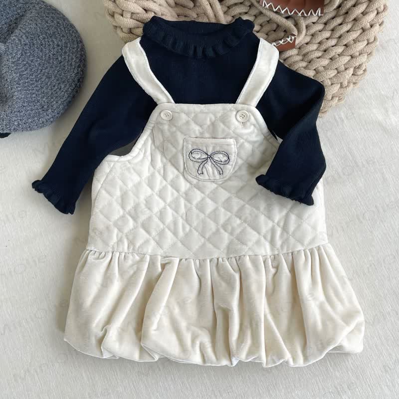 Kleinkind Schleife mit Schleife , Vlies, Kleinkind-Mädchen - image 1