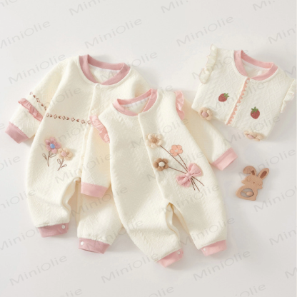  Baby Blume und flatternden Ärmeln , Rosa - image 1