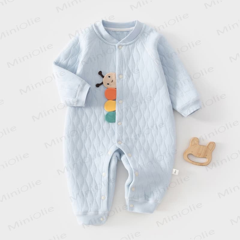 Baby -Raupen - Strampler - Blau - 18-24M - image 5