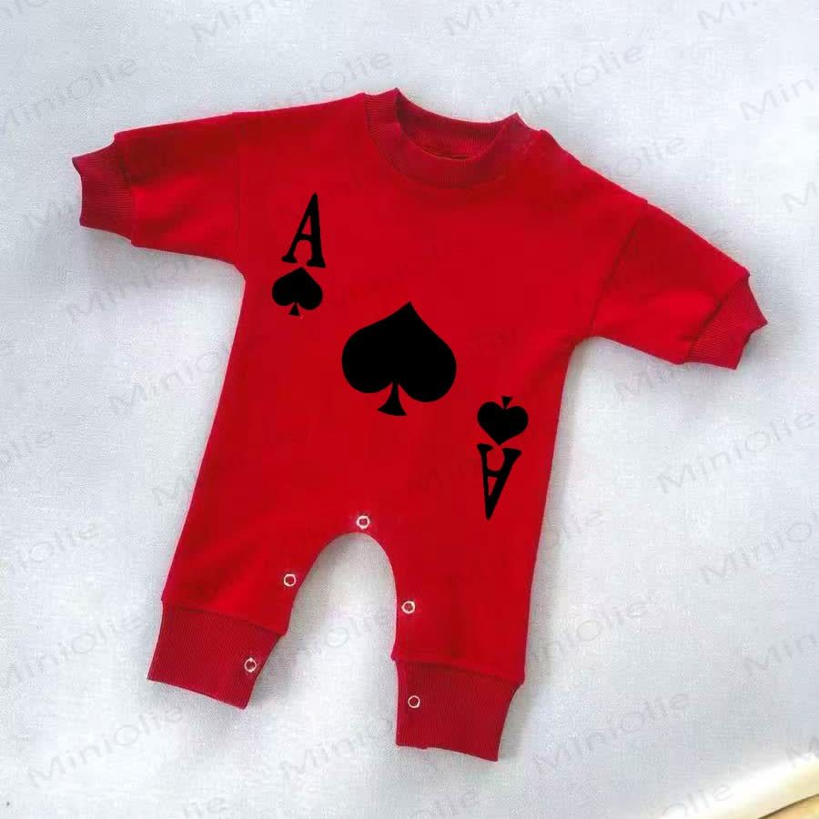 Baby Ace of Spades roter Strampler - Rot - 2-3J - image 1